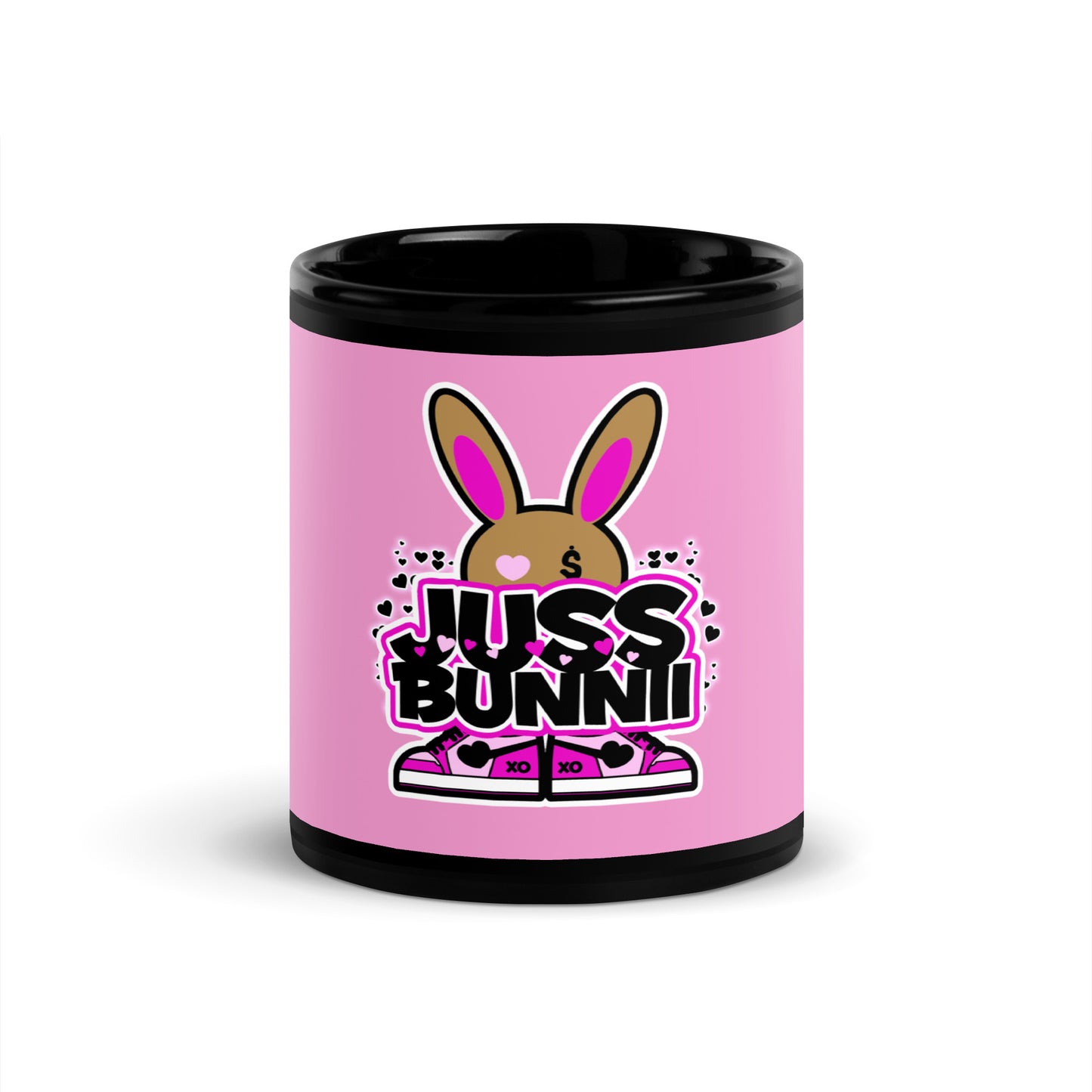 BUNNII GANG "JUSS BUNNII" Glossy Mug