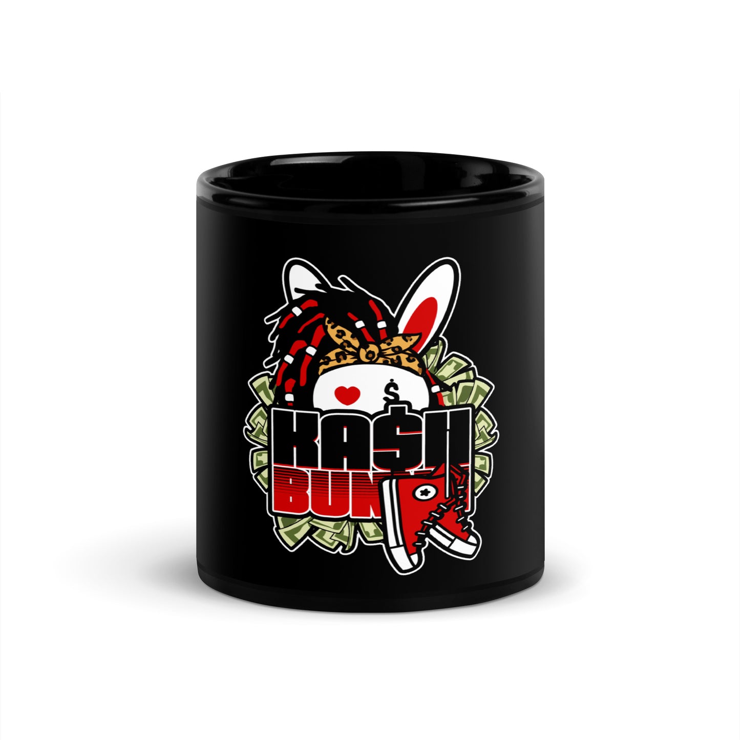 BUNNII GANG "KASH BUNNII" Glossy Mug