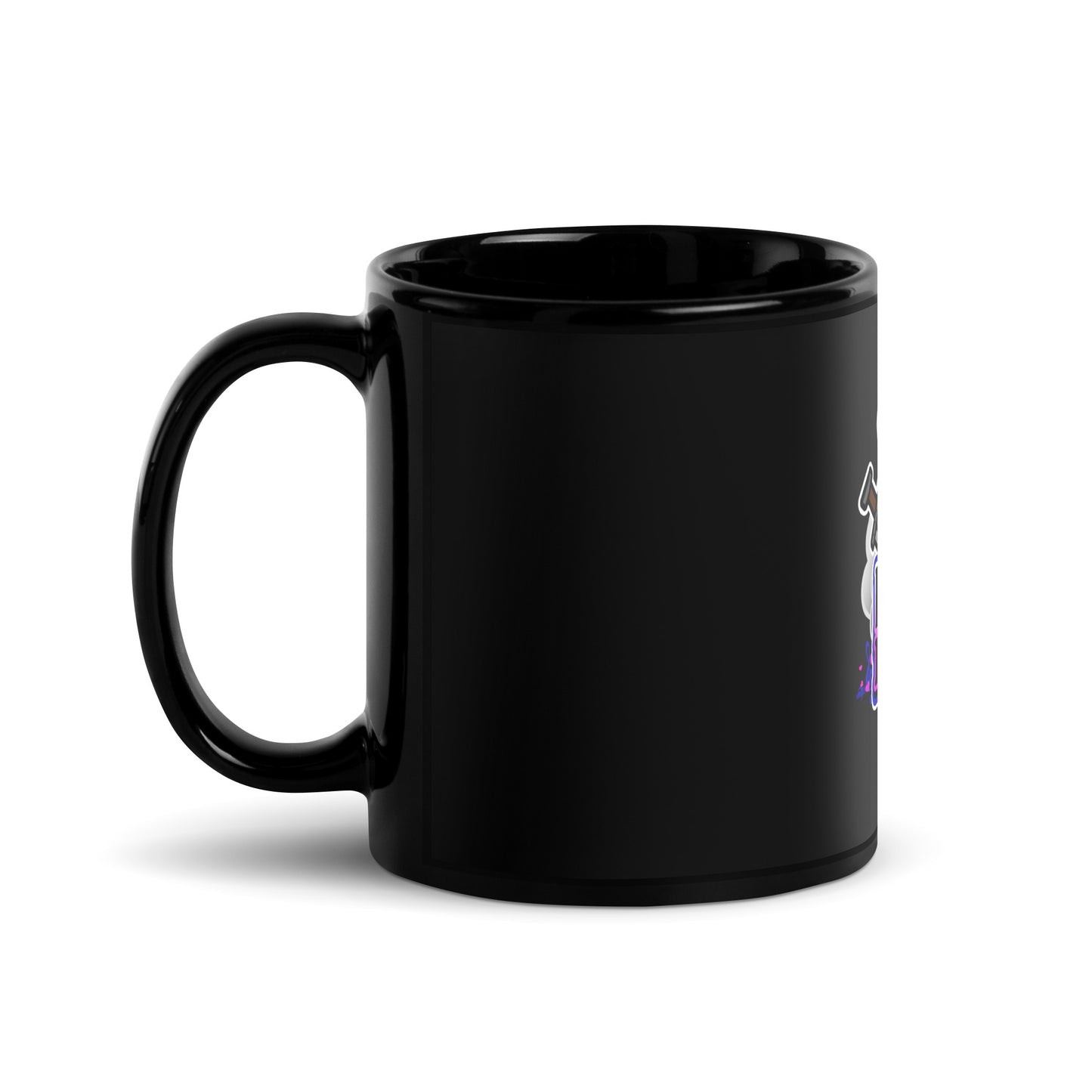 BUNNII GANG "FRAT BUNNII" Black Glossy Mug