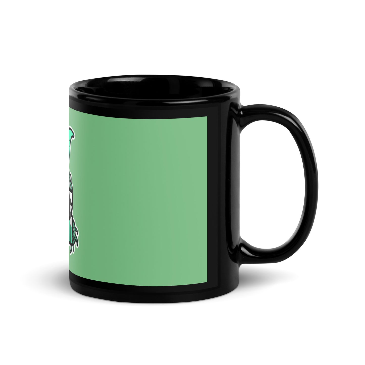 BUNNII GANG "BOOGIE BUNNII" Black Glossy Mug