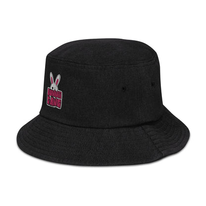 BUNNII GANG "LOGO" Denim Bucket Hat