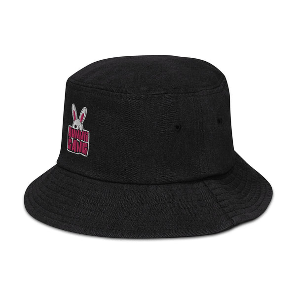 BUNNII GANG "LOGO" Denim Bucket Hat