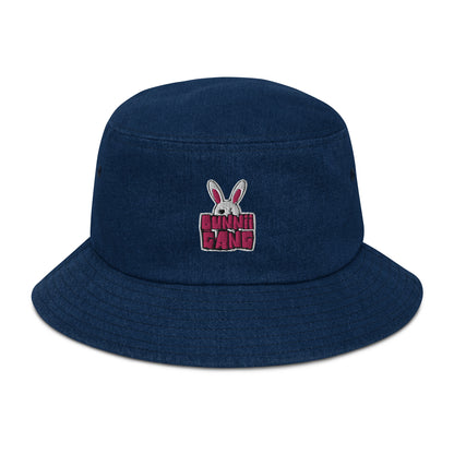 BUNNII GANG "LOGO" Denim Bucket Hat