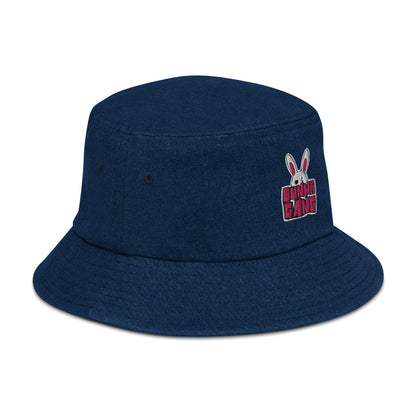BUNNII GANG "LOGO" Denim Bucket Hat