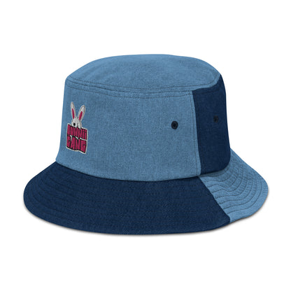 BUNNII GANG "LOGO" Denim Bucket Hat