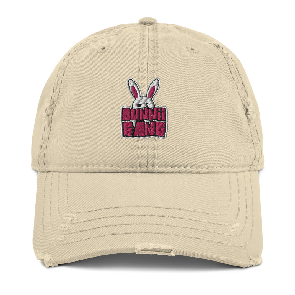 BUNNII GANG "LOGO" DISTRESSED DAD HAT