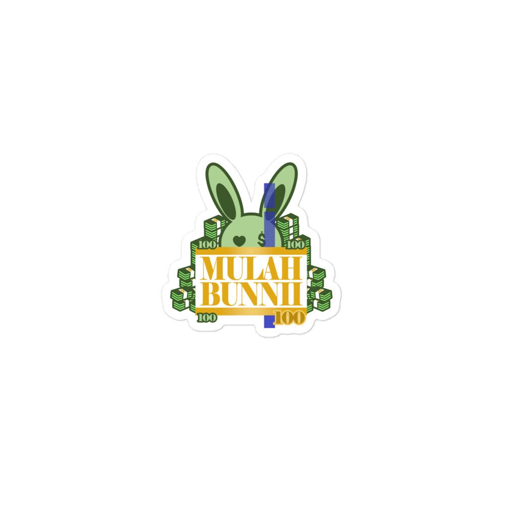 BUNNII GANG "MULAH BUNNII" Stickers