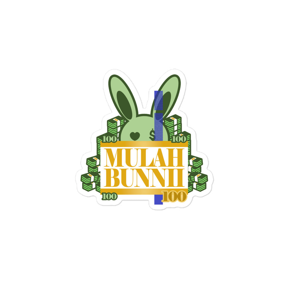 BUNNII GANG "MULAH BUNNII" Stickers
