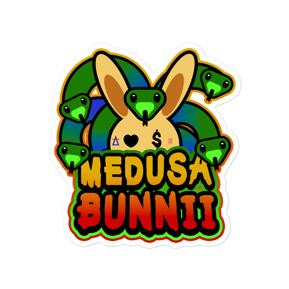 BUNNII GANG "MEDUSA BUNNII" Stickers