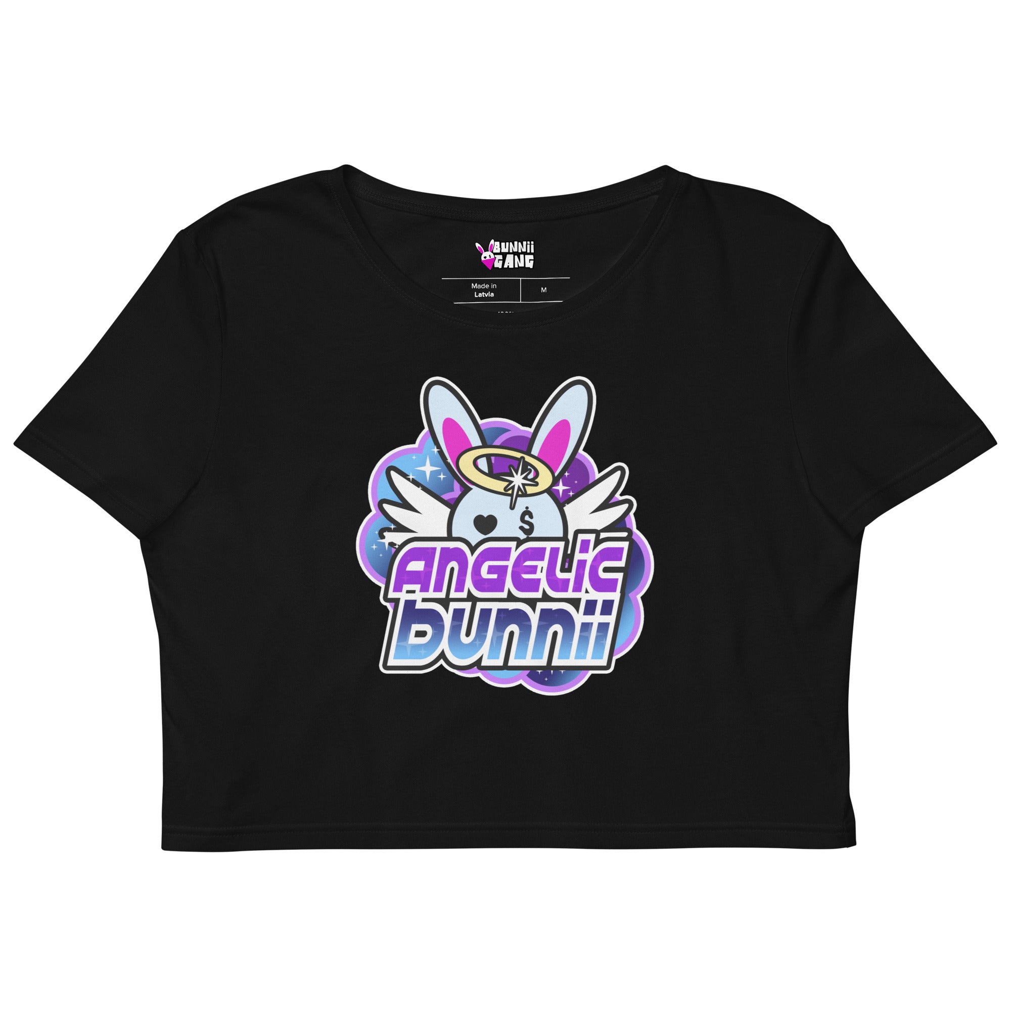 BUNNII GANG "ANGELIC BUNNII" Crop Top