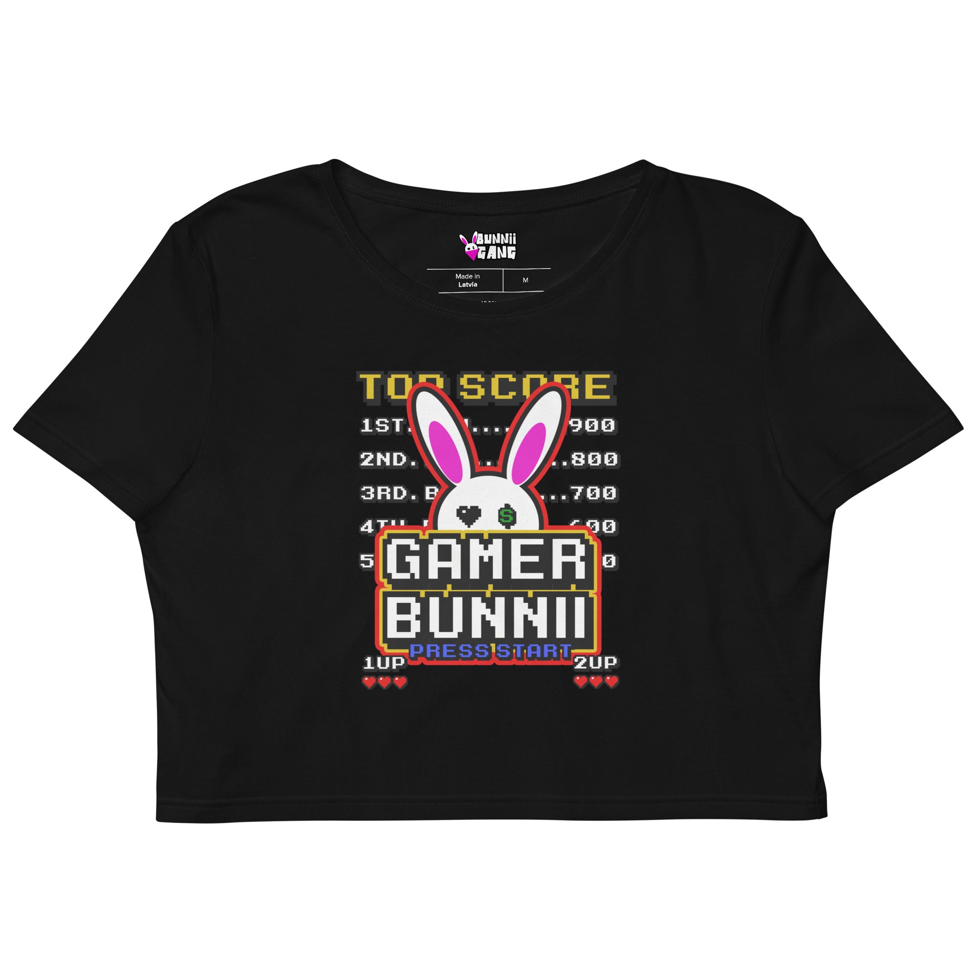 BUNNII GANG "GAMER BUNNII" Crop Top