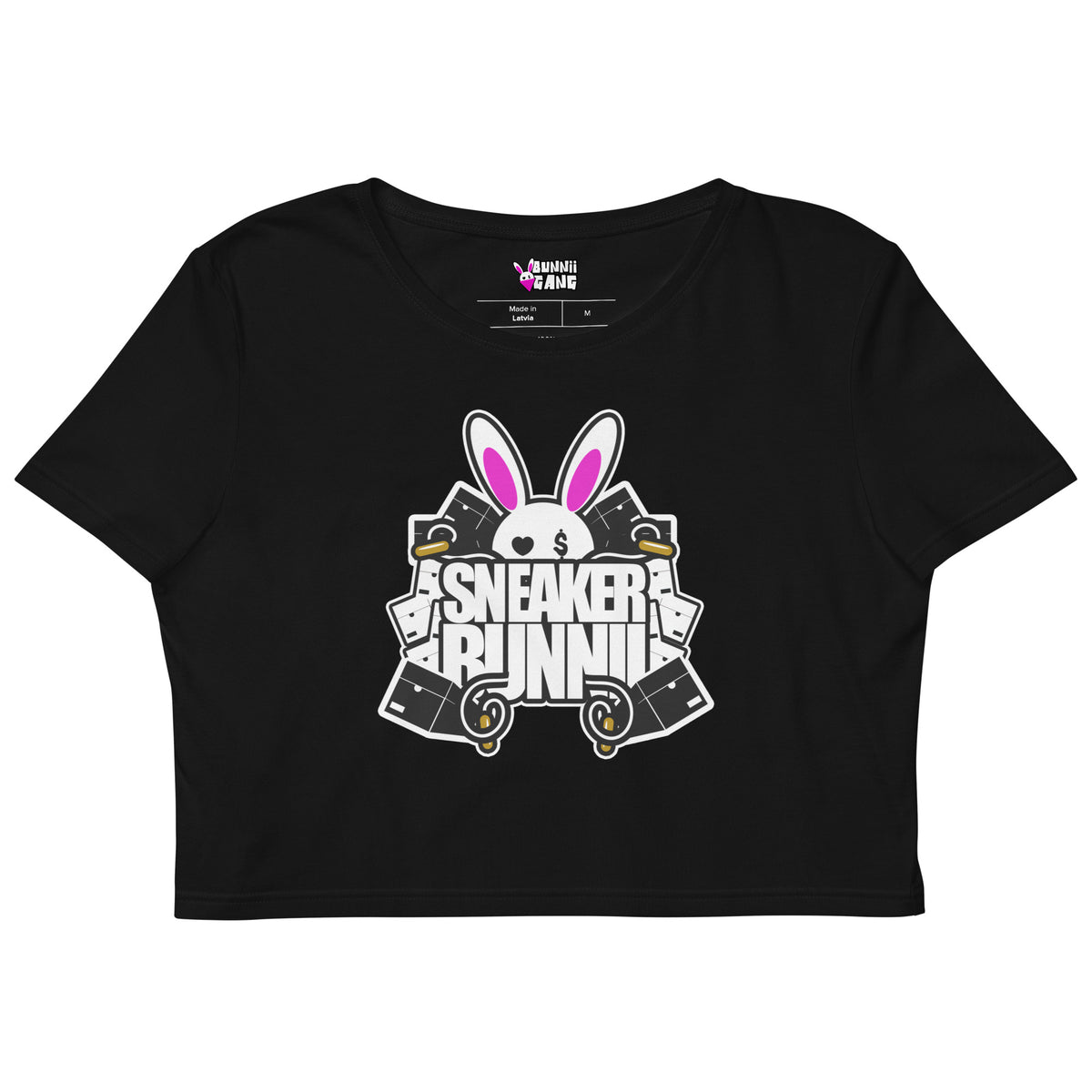 BUNNII GANG "SNEAKER BUNNII" Crop Top