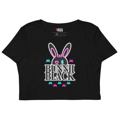 BUNNII GANG "BUNNII BLACK" Crop Top