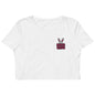 BUNNII GANG "EMBROIDERED LOGO" CROP TOP