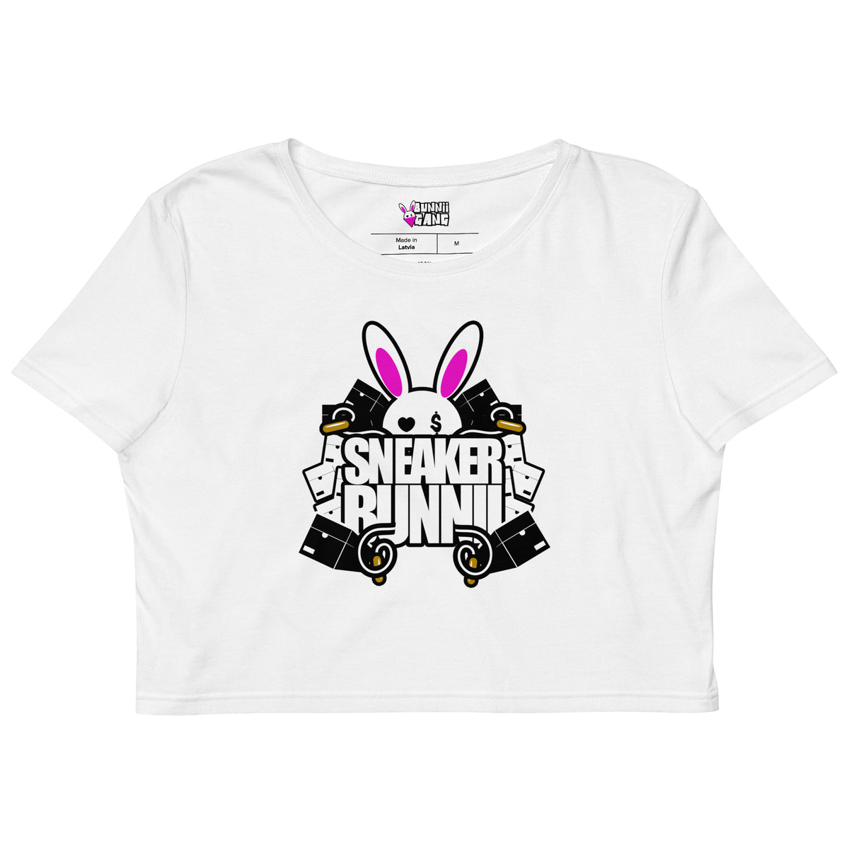 BUNNII GANG "SNEAKER BUNNII" Crop Top