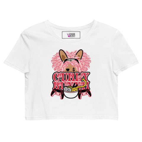 BUNNII GANG "CURLY BUNNII" Crop Top
