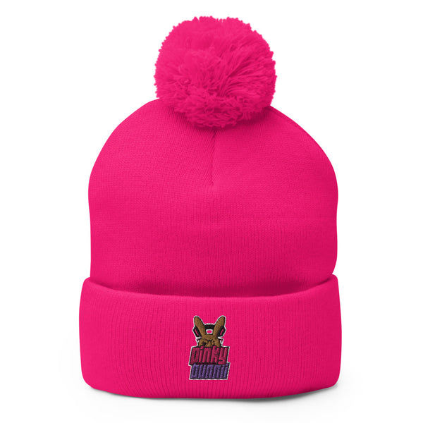 BUNNII GANG "PINKY313 BUNNII" POM-POM BEANIE