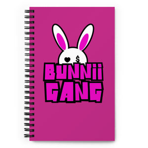 BUNNII GANG "LOGO" Spiral notebook