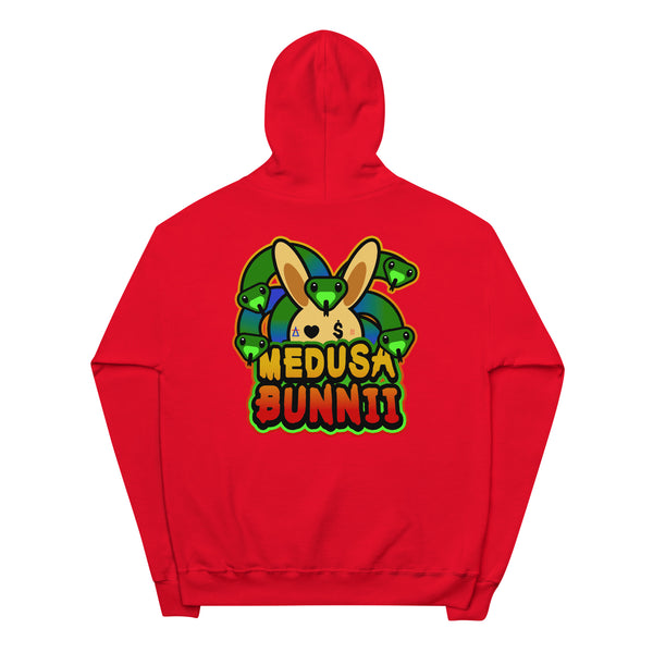 BUNNII GANG "MEDUSA BUNNII" Unisex fleece hoodie