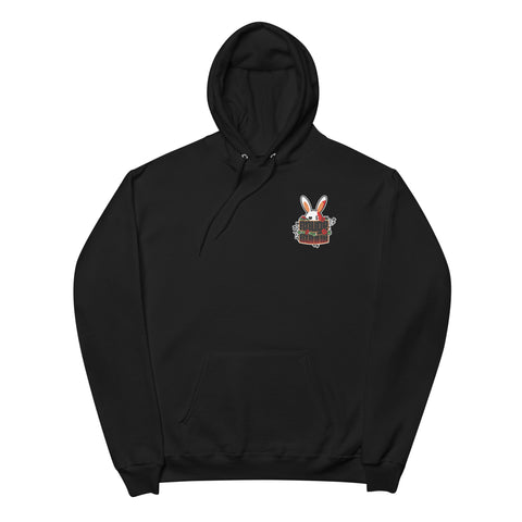 BUNNII GANG "ROUGE BUNNII" Unisex fleece hoodie