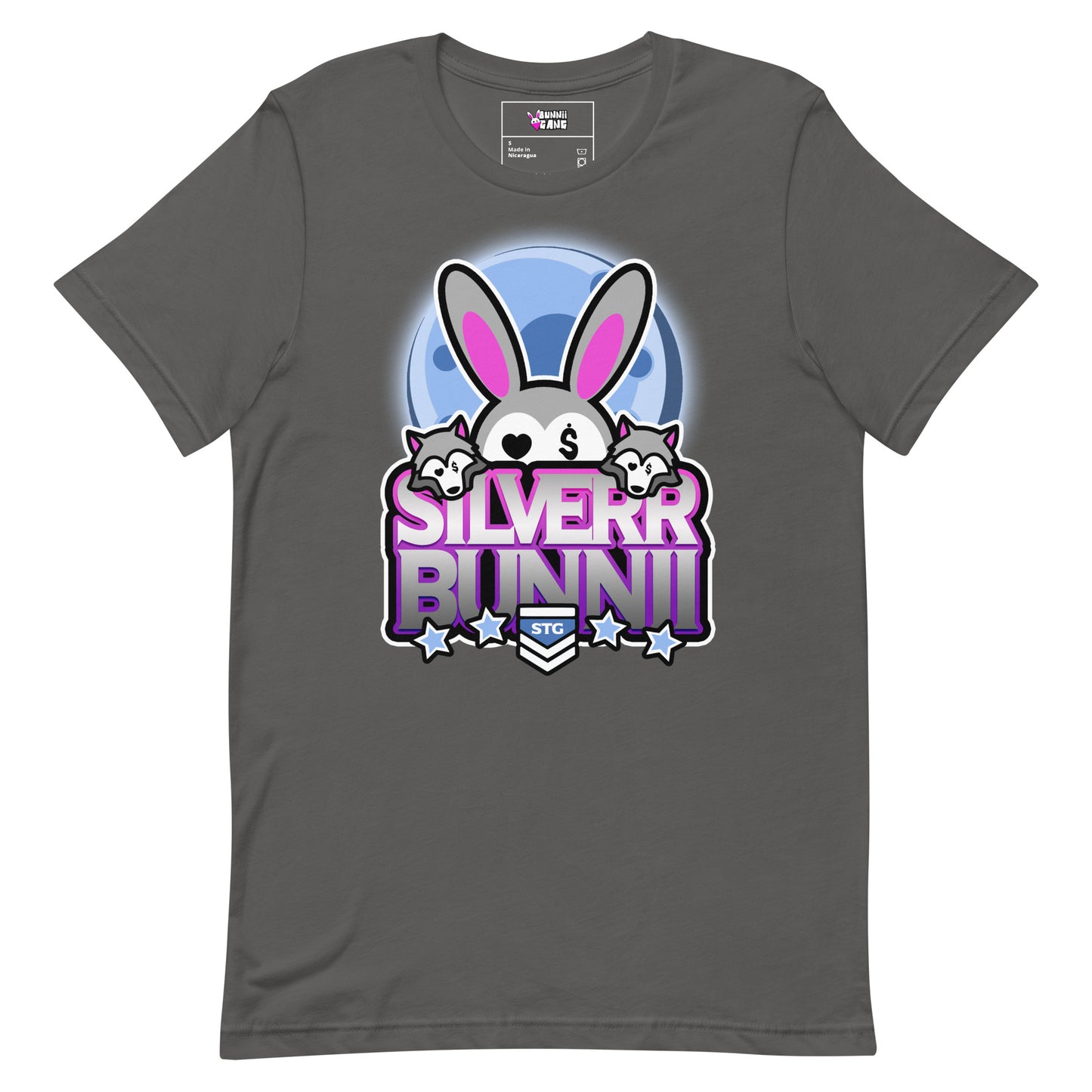 BUNNII GANG "SILVERR BUNNII" Unisex t-shirt