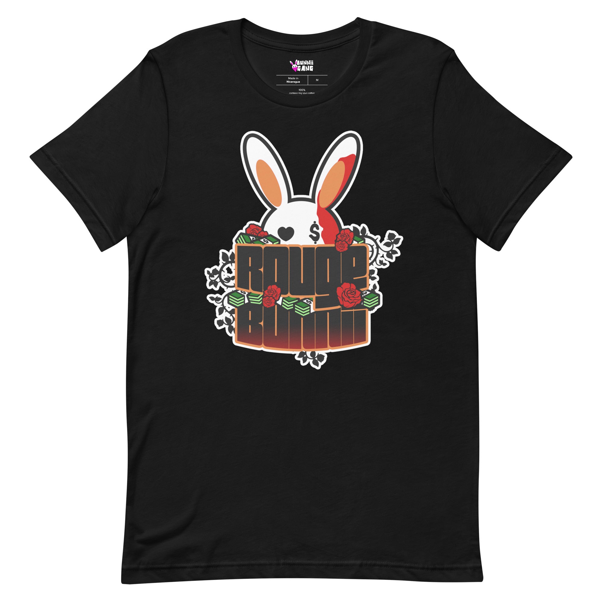 BUNNII GANG "ROUGE BUNNII" Unisex t-shirt