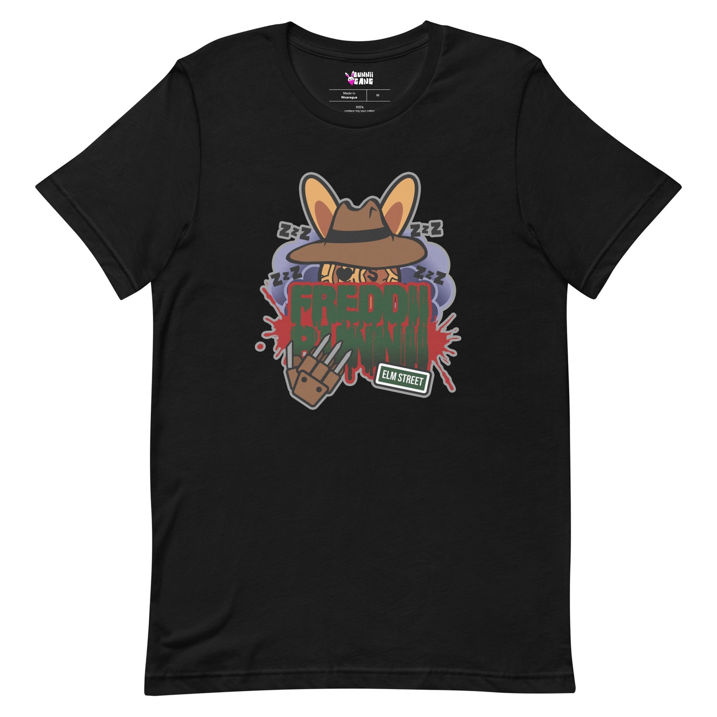BUNNII GANG "FREDDII BUNNII" Unisex t-shirt