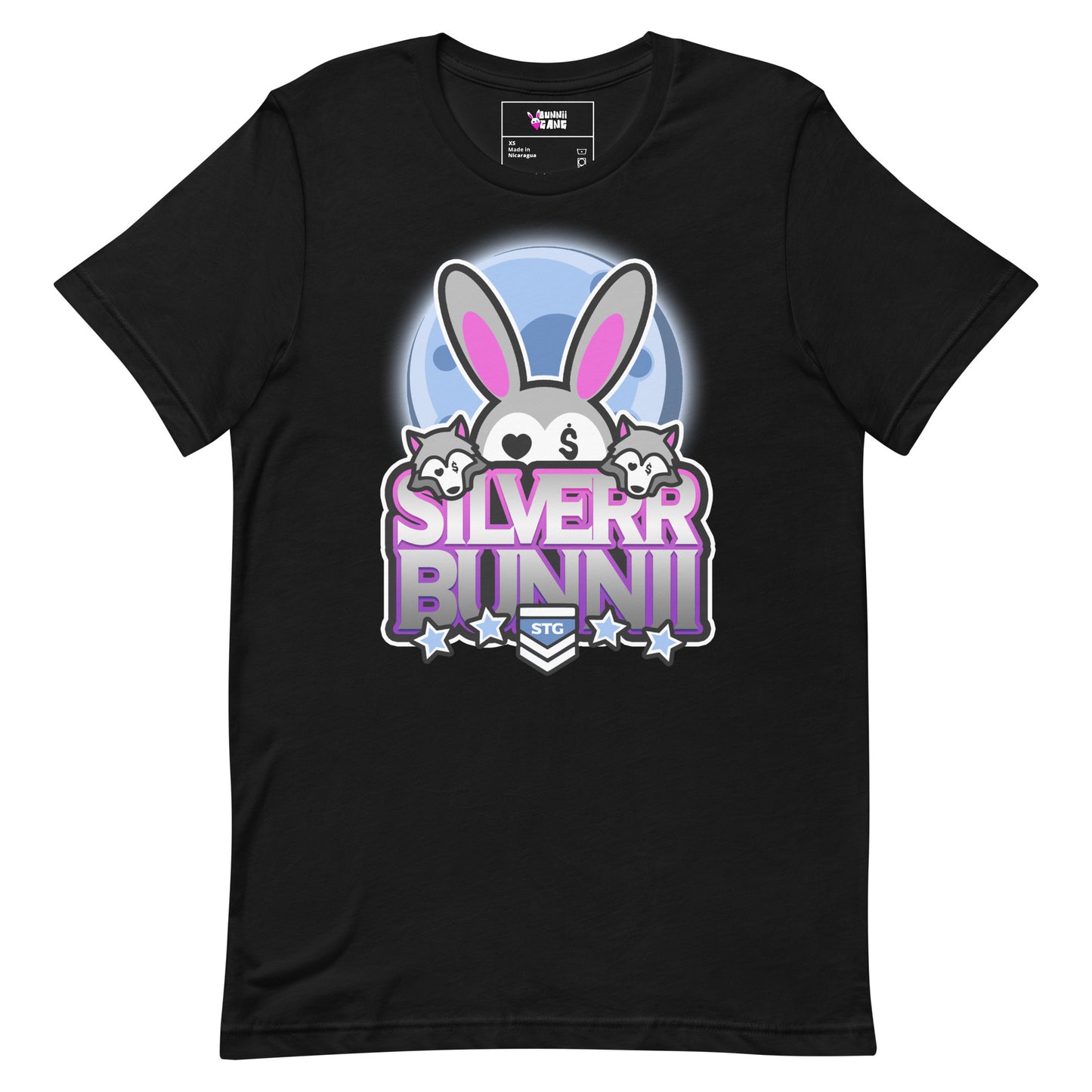 BUNNII GANG "SILVERR BUNNII" Unisex t-shirt