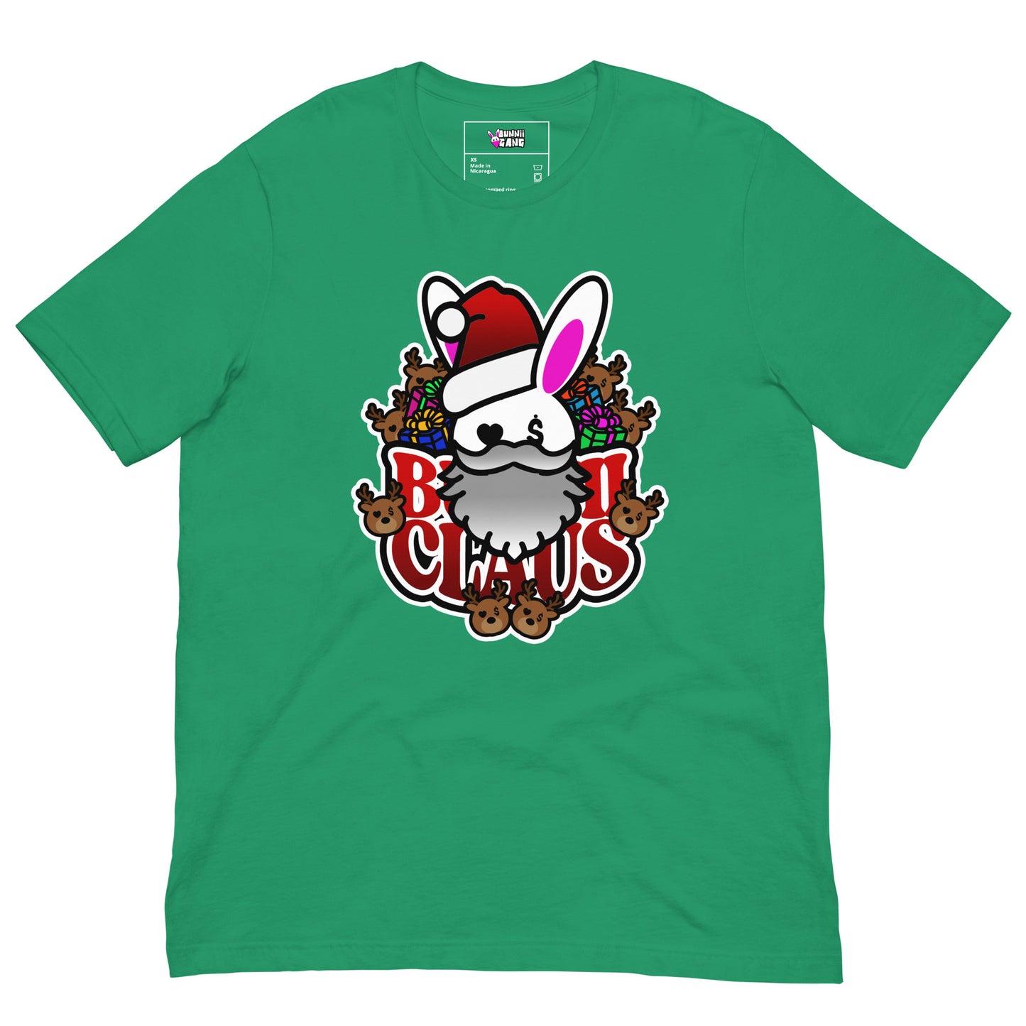 BUNNII GANG "BUNNII CLAUS" Unisex t-shirt