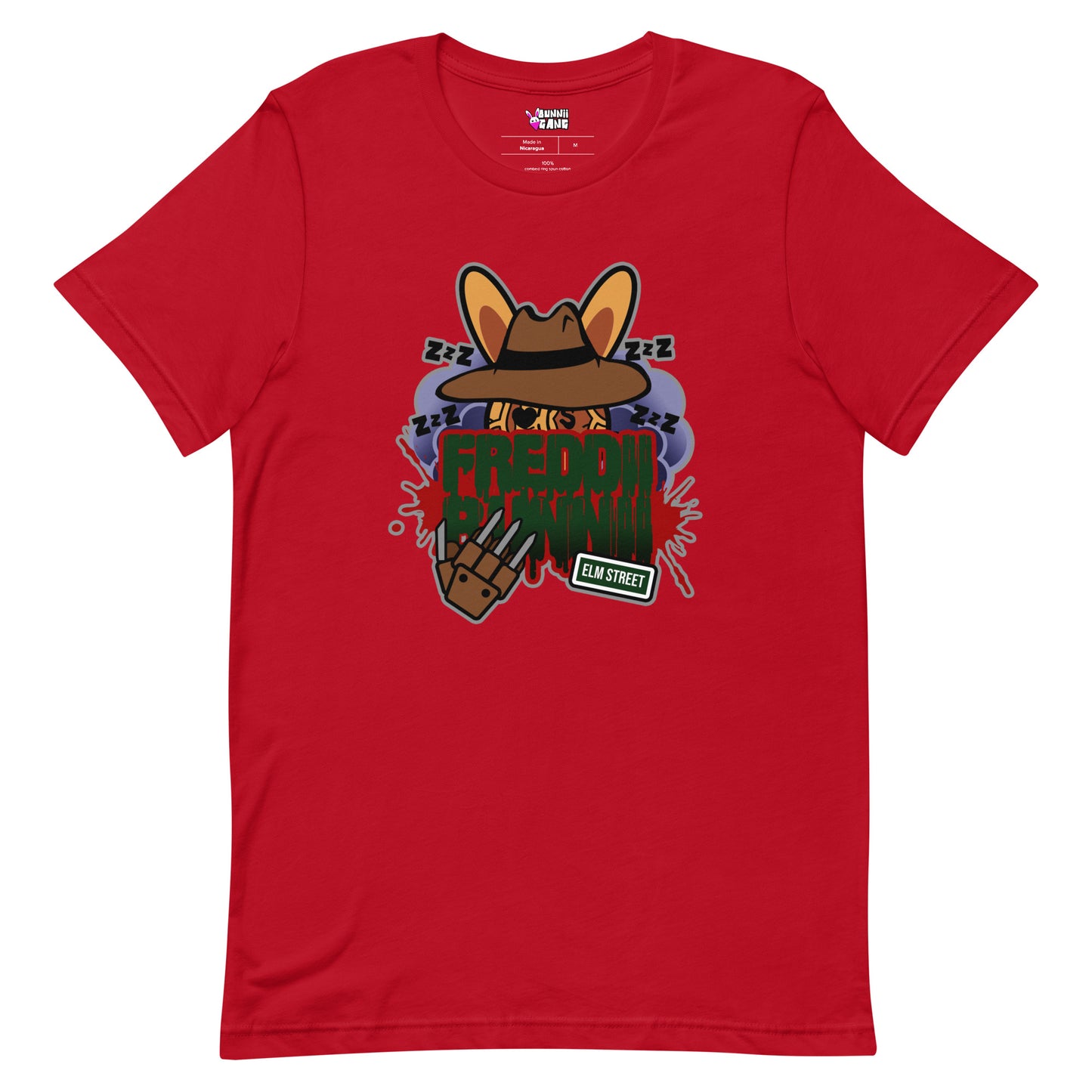 BUNNII GANG "FREDDII BUNNII" Unisex t-shirt