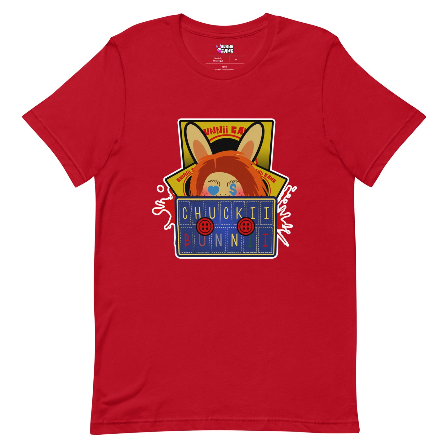 BUNNII GANG "CHUCKII BUNNII" Unisex t-shirt