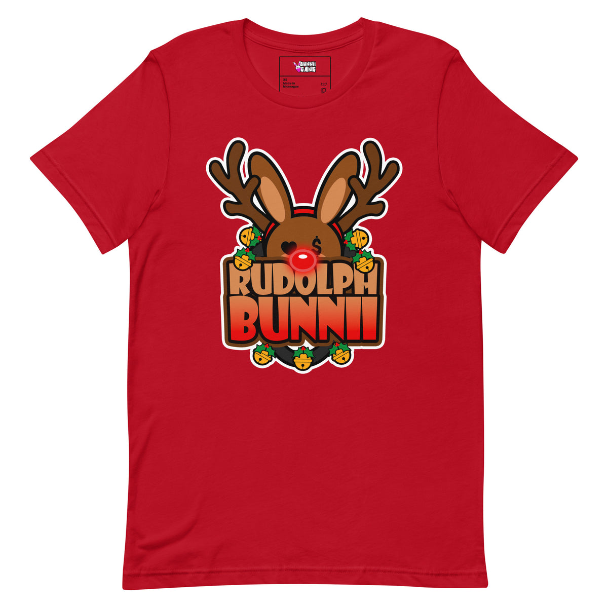 BUNNII GANG "RUDOLPH BUNNII" Unisex t-shirt