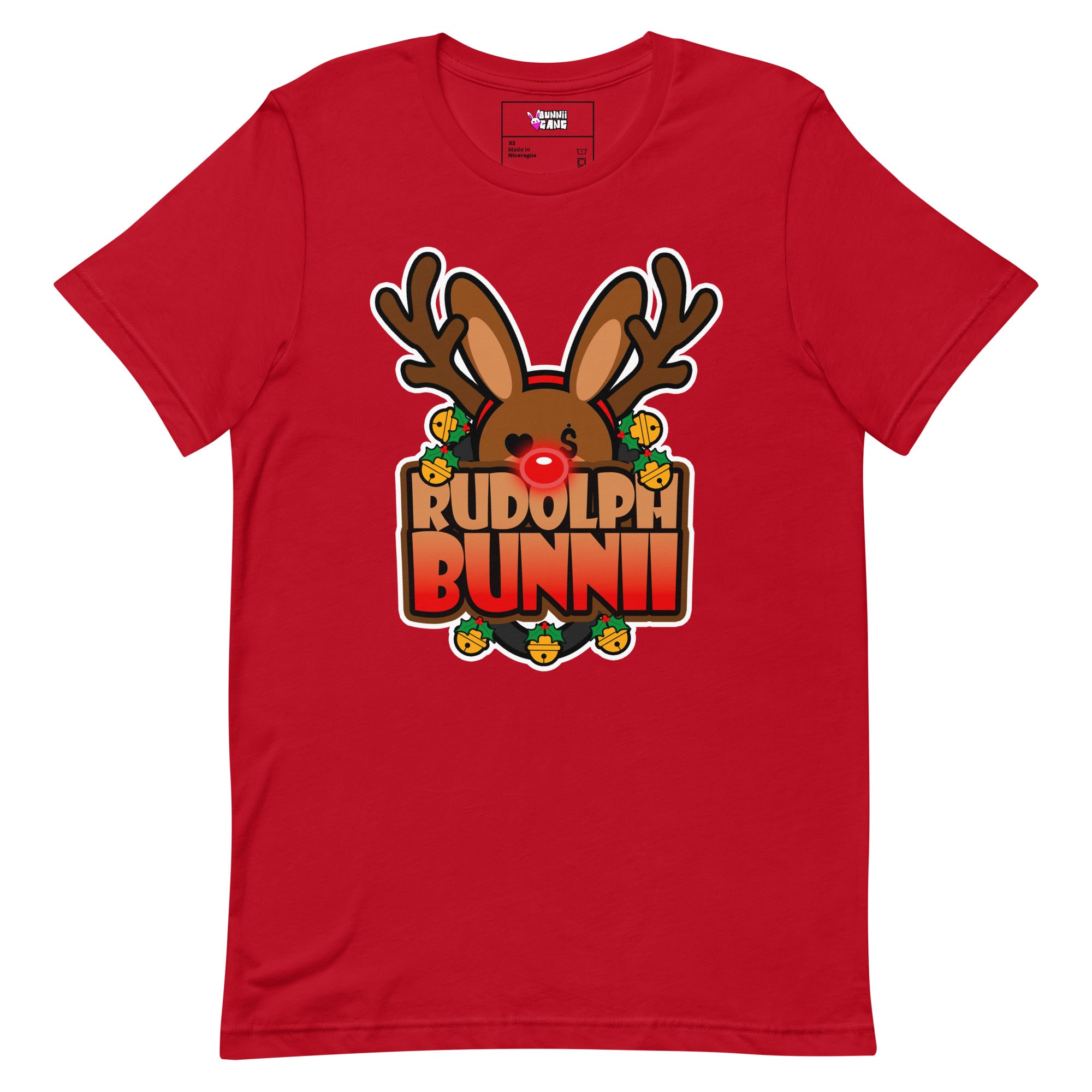 BUNNII GANG "RUDOLPH BUNNII" Unisex t-shirt