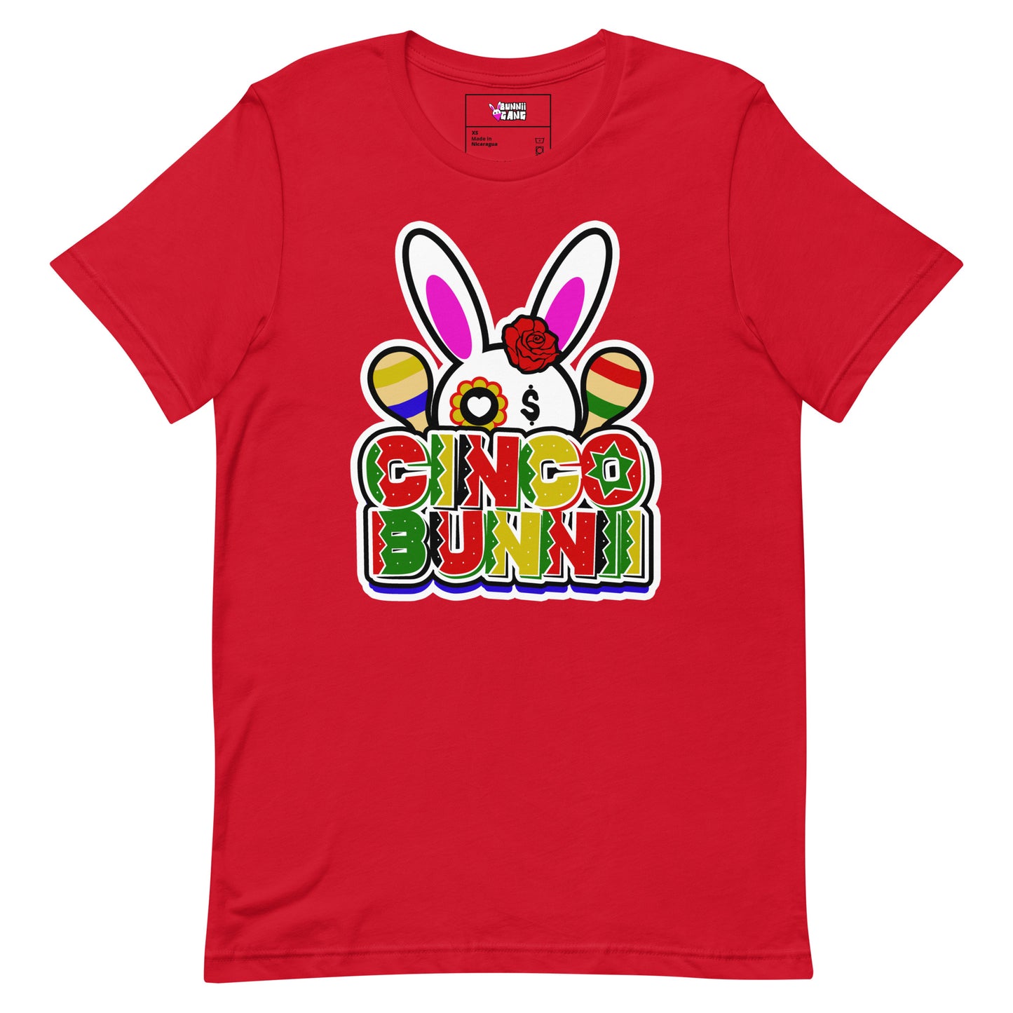 BUNNII GANG "CINCO BUNNII" Unisex t-shirt