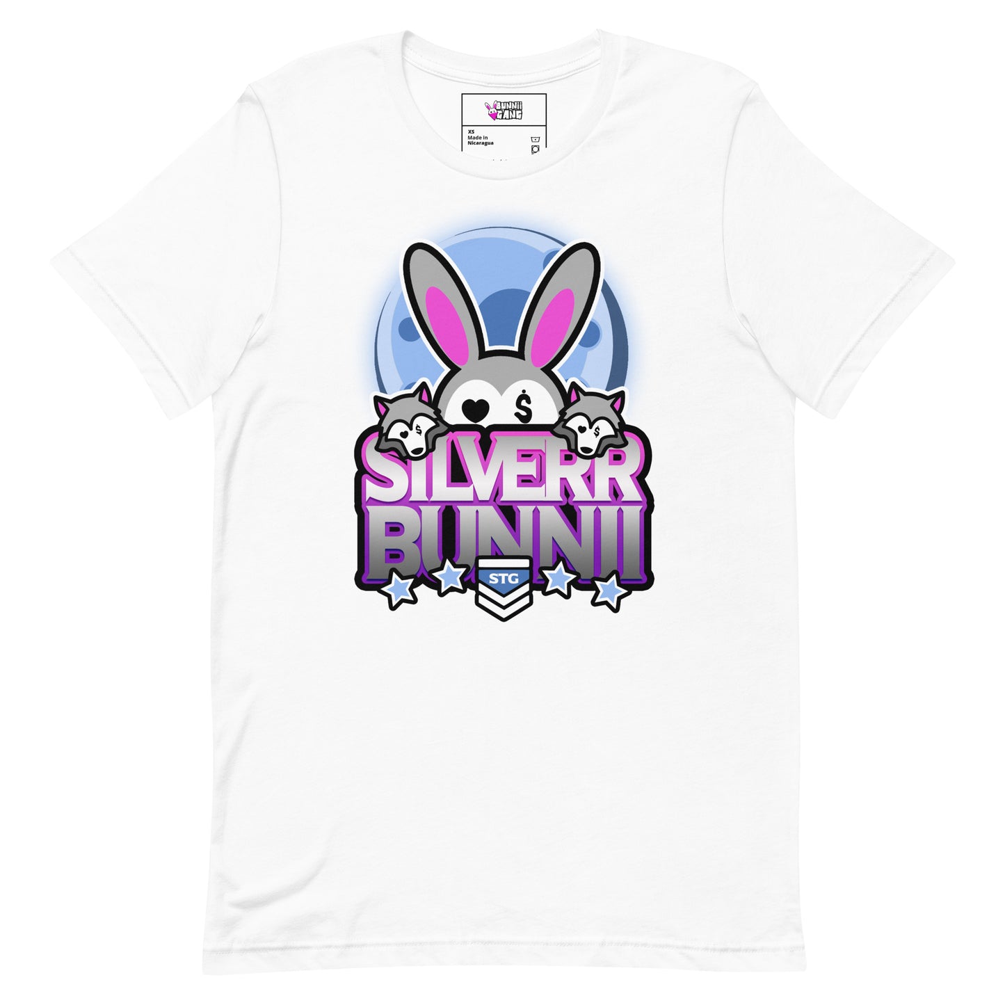 BUNNII GANG "SILVERR BUNNII" Unisex t-shirt