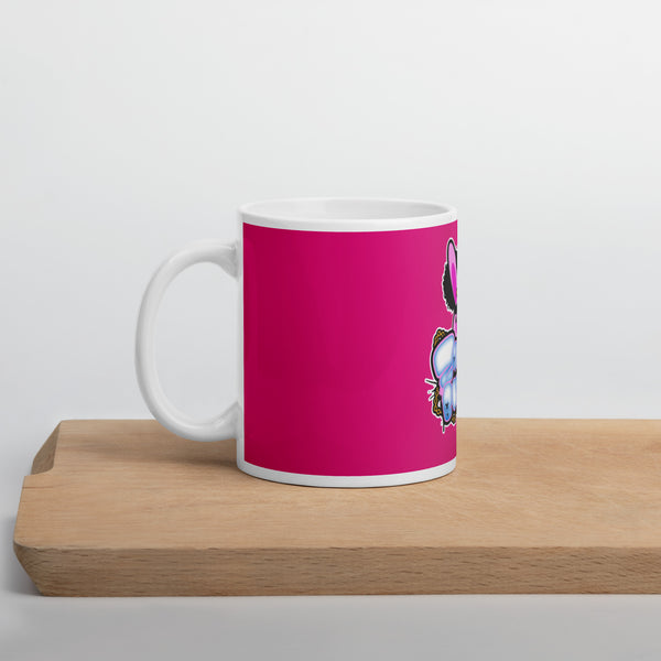 BUNNII GANG "ZAYBAY BUNNII" Glossy mug