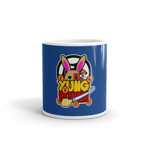 BUNNII GANG "YUNG BUNNII" White glossy mug