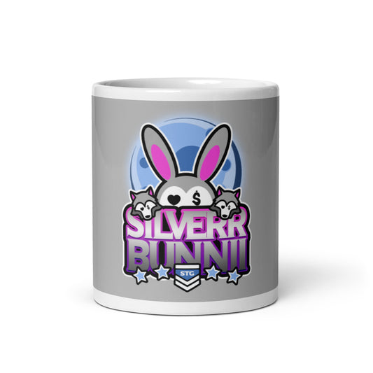 BUNNII GANG "SILVERR BUNNII" Glossy mug
