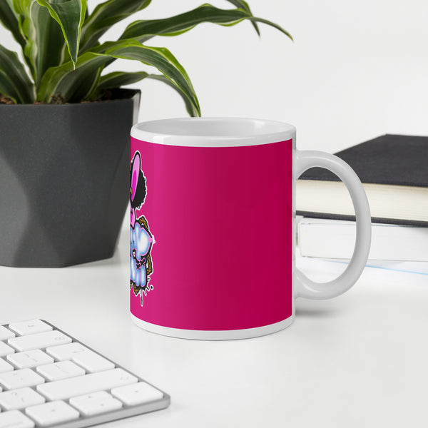 BUNNII GANG "ZAYBAY BUNNII" Glossy mug