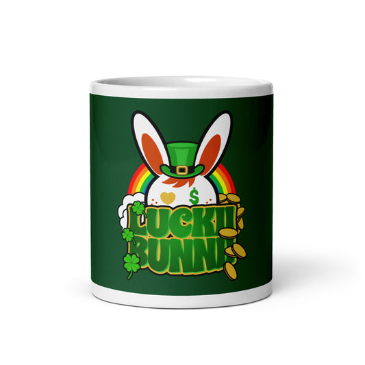 BUNNII GANG "LUCKII BUNNII" Glossy mug