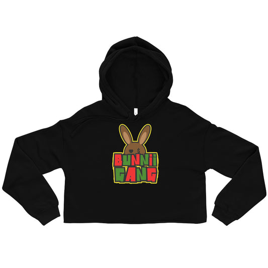 BUNNII GANG "BHM '22" CROP HOODIE