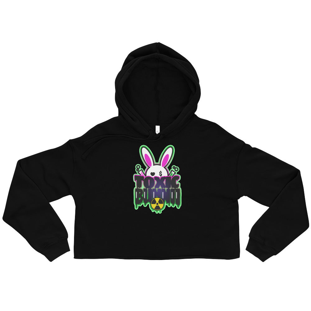 BUNNII GANG "TOXIC BUNNII" CROP HOODIE