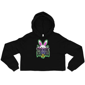 BUNNII GANG "TOXIC BUNNII" CROP HOODIE