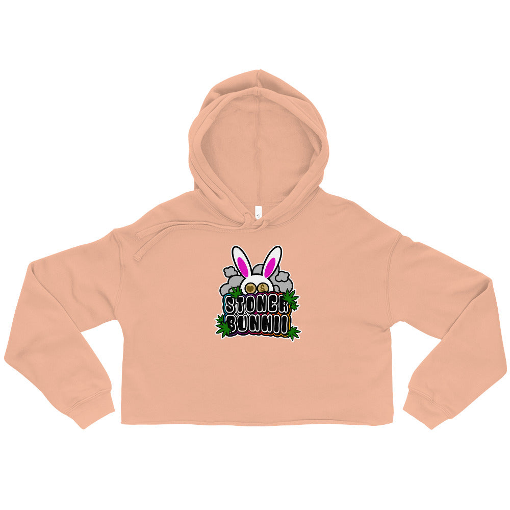 BUNNII GANG "STONER BUNNII" CROP HOODIE