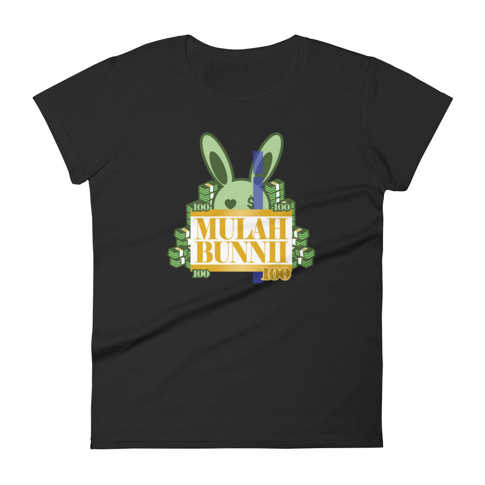 BUNNII GANG "MULAH BUNNII" Women's short sleeve t-shirt