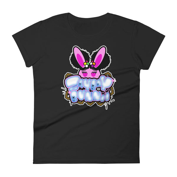 BUNNII GANG "ZAYBAY BUNNII" Women's short sleeve t-shirt