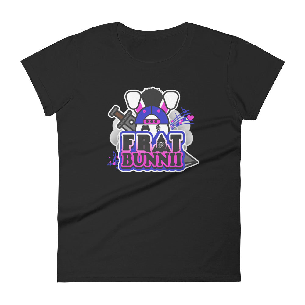 BUNNII GANG "FRAT BUNNII" Women's short sleeve t-shirt