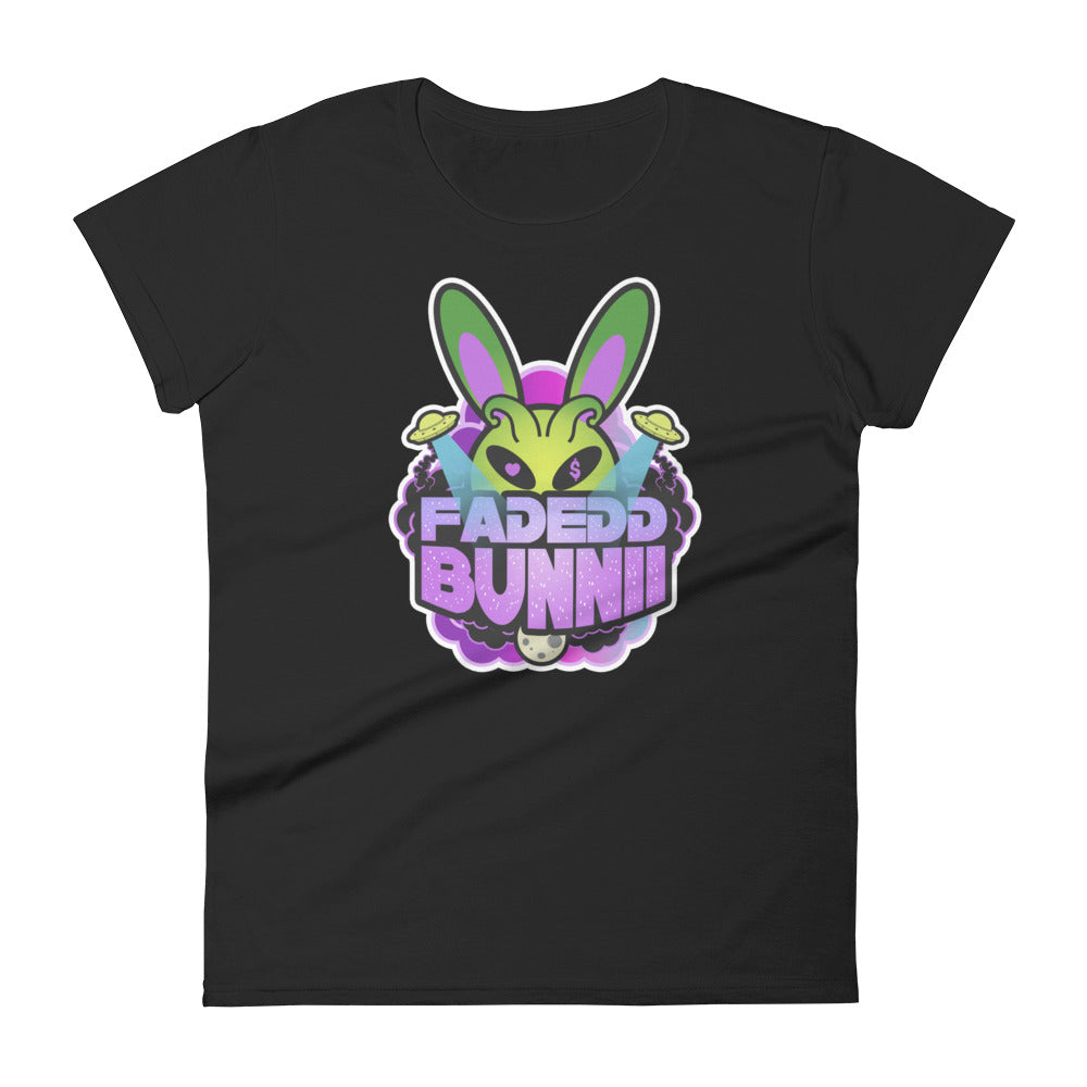 BUNNII GANG "FADEDD BUNNII" Women's short sleeve t-shirt