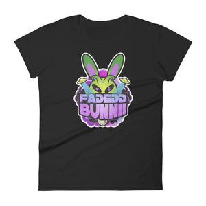 BUNNII GANG "FADEDD BUNNII" Women's short sleeve t-shirt