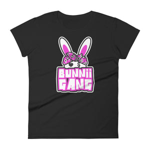 BUNNII GANG "BANDANA LOGO" Women's short sleeve t-shirt
